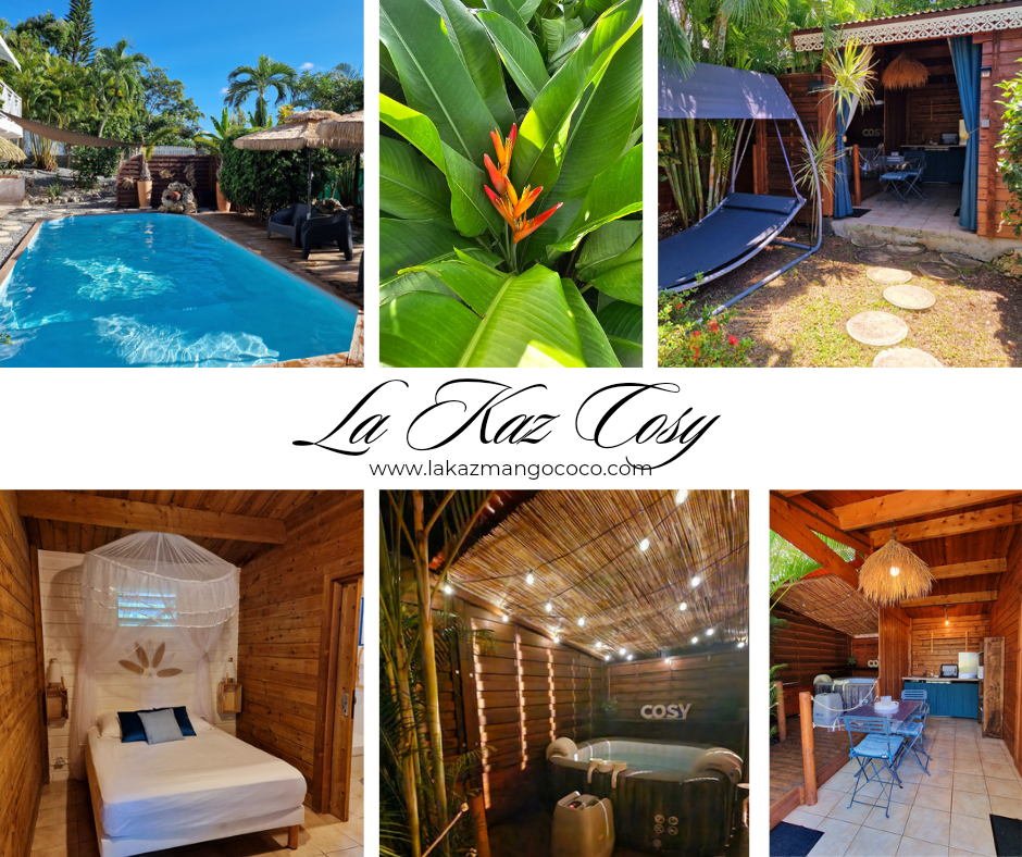 La Kaz Cosy, gîte avec jacuzzi à Sainte-Anne, Guadeloupe