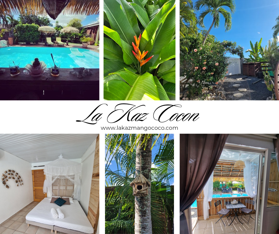 La Kaz Cocon, gîte 2 personnes à Sainte-Anne, Guadeloupe