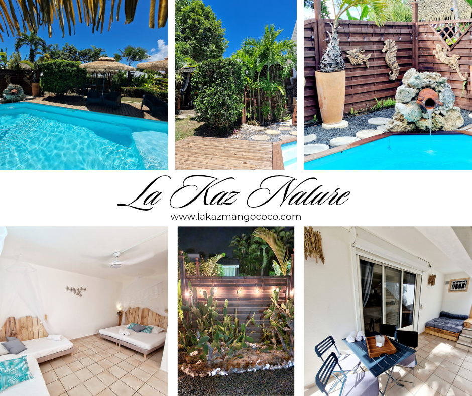 La Kaz Nature, gîte 4 personnes à Sainte-Anne, Guadeloupe